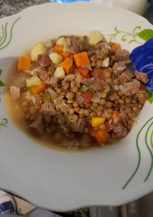 Una foto de Guiso de lentejas