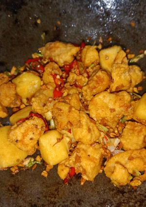 Foto resep Ayam Tahu Lada Garam