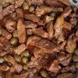 Cerdo salteado con miel y soja