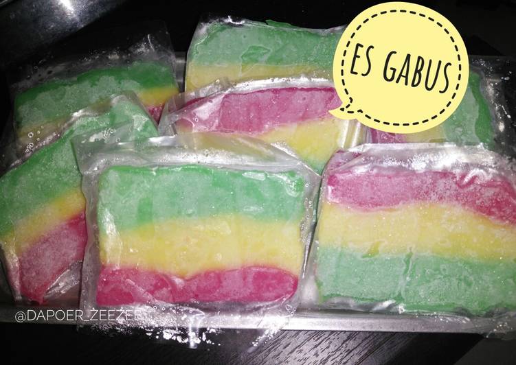 Resep Es Gabus Pelangi Anti Gagal