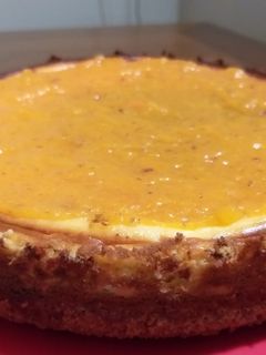 Foto di New York Cheesecake autunnale ai cachi