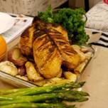Asparagus + Roasted Chicken