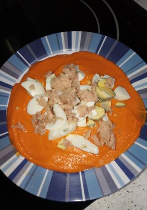 Foto principal de Crema zanahorias y pimiento asado