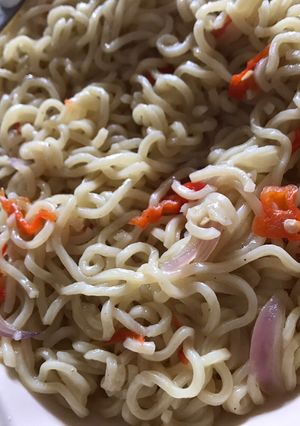 A picture of Indomie Noodles.