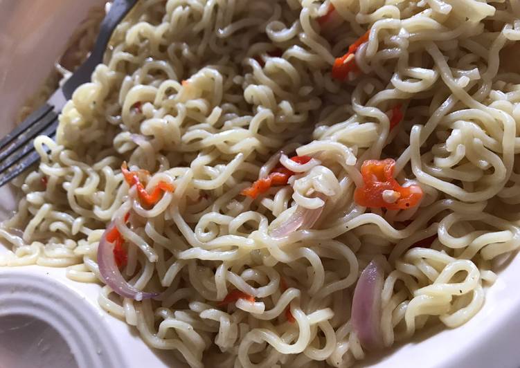 Simple Way to Cook Perfect Indomie Noodles