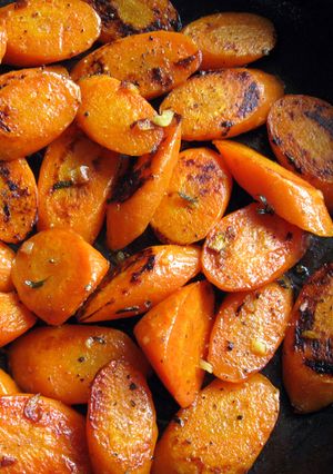 A picture of Pan-fried Carrots.