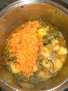 A picture of Potatoes stew #my staple food.