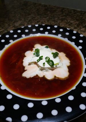Una foto de Sopa borsch