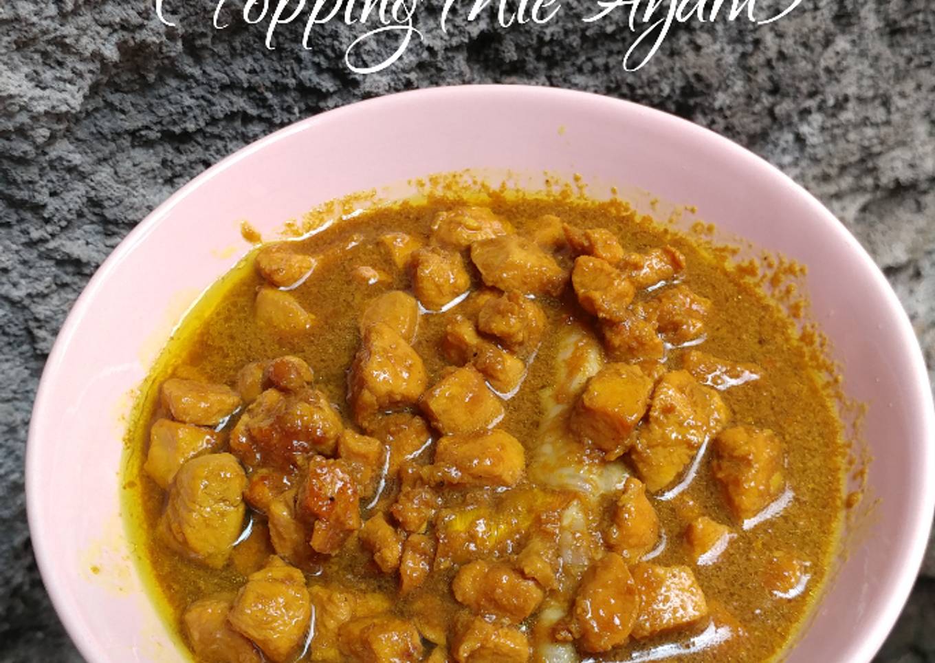 (313) Ayam Kecap Topping Mie Ayam