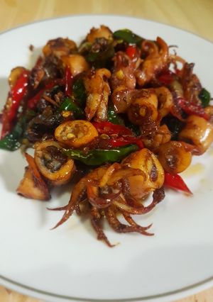 Foto resep Oseng cumi asin