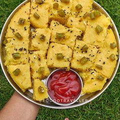 Dhokla A picture of Dhokla .