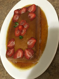 Una foto de Flan de leche condensada. (Estilo Dominicano/Sin horno)
