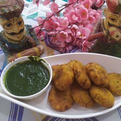 A picture of Sweet potato Tikki.