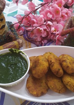 A picture of Sweet potato Tikki.