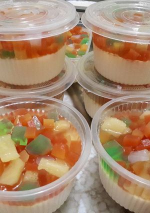 Foto resep Puding Coctail