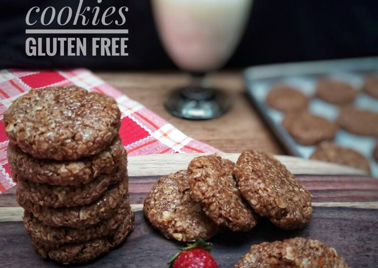 Resep Oat Cookies Gluten Free (no bake) Anti Gagal