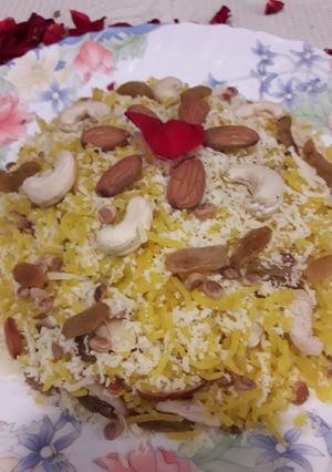 A picture of Shahi zarda.