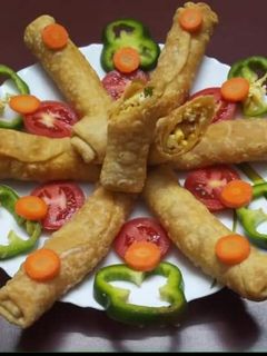 এগ স্প্রিং রোল (Egg Spring Roll recipe in Bengali) রেসিপির প্রধান ছবি