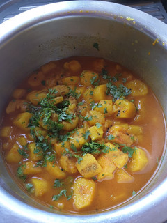A picture of Matokecurry.#staplefoodReceipecontest#4weekchallenge.