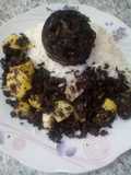 Morcilla con arroz
