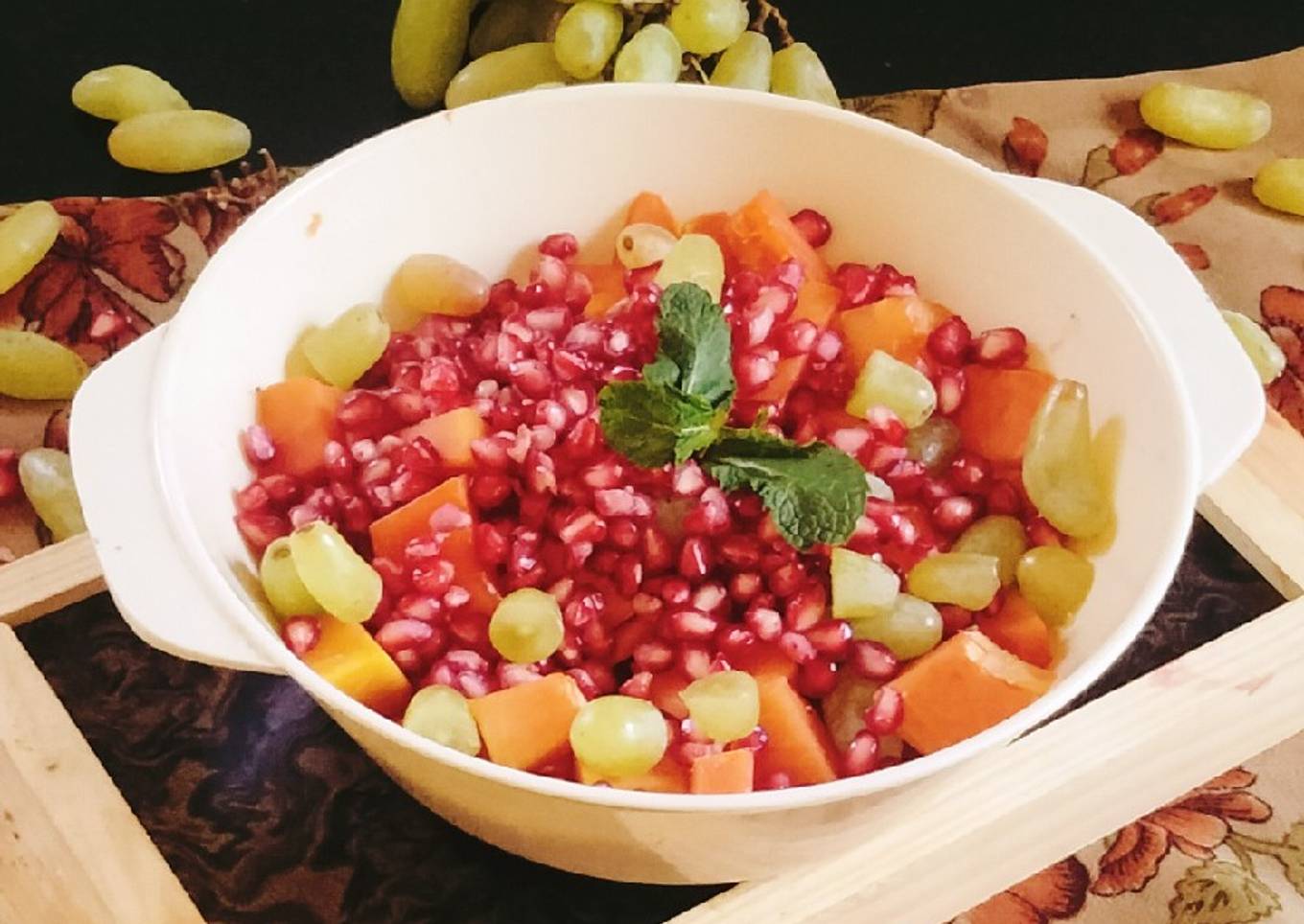 Fruit chaat (Healthy mix fruit 🍓 chaat)