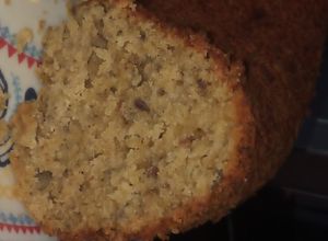Una foto de Torta de banana avena y semillas