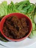 Spicy Tamarind Paste with Stir-Fried Ground Pork