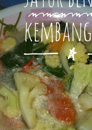 Foto resep Sayur bening kembang kol