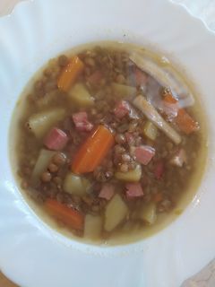 Lencse leves recept fotója