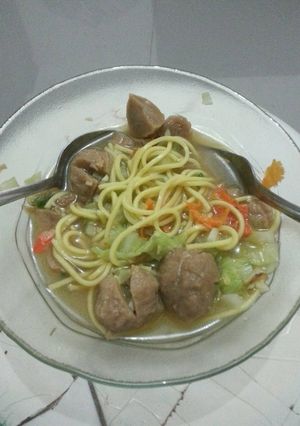 Foto resep Mie kopyok apa adanya