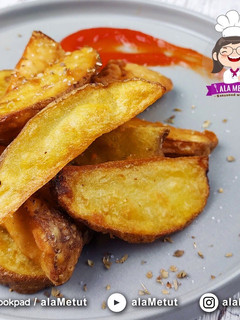 Foto resep Vegan Potato Wedges alaMetut 👩‍🍳