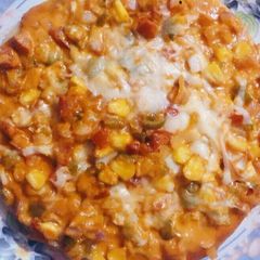 A picture of Corn Pizza.