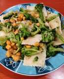 Ravioles con Brócoli y Garbanzo