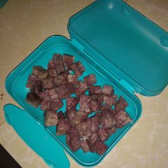 A picture of Deep fried nduma (arrow root).