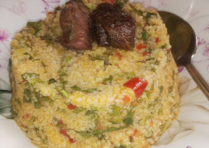 Jollof couscous