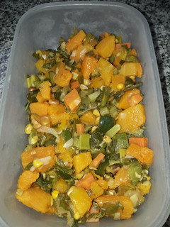 Una foto de Ensalada fresca de verduras hervidas......