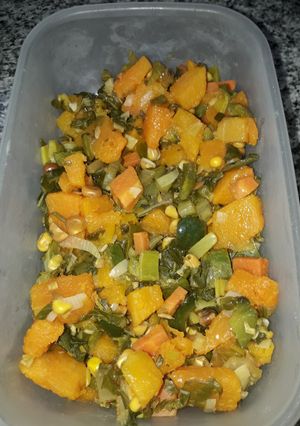 Una foto de Ensalada fresca de verduras hervidas......