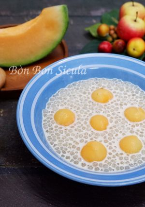 Hình của món Chè Dưa Lưới Sago.