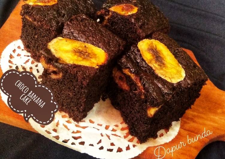 Choco banana cake (lembut & moist)