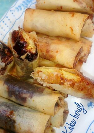 Foto resep Banana🍌 Spring roll