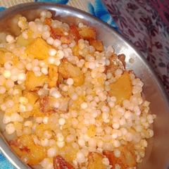A picture of Sabudana khichdi.