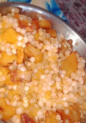A picture of Sabudana khichdi.