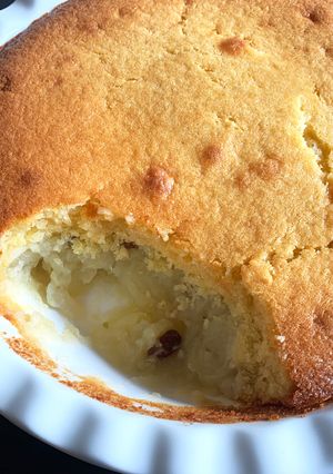 A picture of Apple Sponge Pudding.