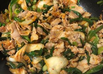 Easiest Way to Cook Tasty Buta Kimchi 