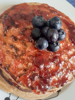 Una foto de Hot cakes de avena 1.2 🍒
