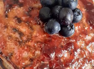 Una foto de Hot cakes de avena 1.2 🍒