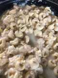 Tortellini en salsa de queso