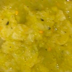 A picture of Kaccha Aam bharta.