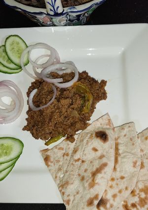 A picture of Tikka Qeema 😋.