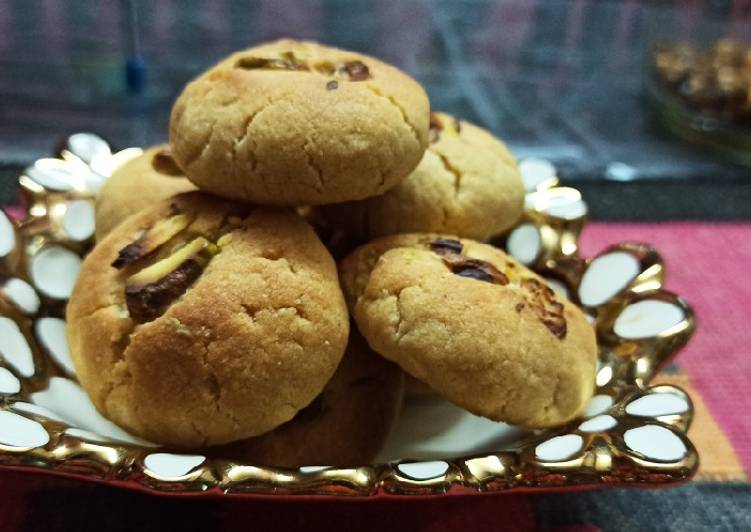 Simple Way to Prepare Perfect Wheat flour nan khatai